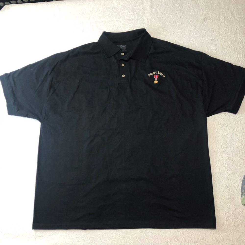 Operation Desert Storm Bronze Star Polo Golf 3XL